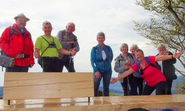 KAC Dornbirn Ausflug Brueggelekopf 2019 06464 Am Gipfel